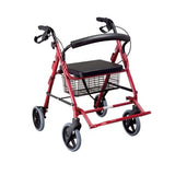Lightweight Folding Walker - Rollator with Seat & Adjustable Height, 7.5kg - View 3