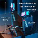 P185 1.8M Quadruped Tripod Stand with 360 Pan Tilt Stability - View 5