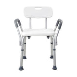 Shower Chair Bath Seat with Padded Arm - View 2
