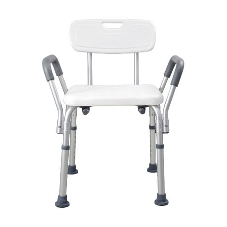 Shower Chair Bath Seat with Padded Arm - View 2
