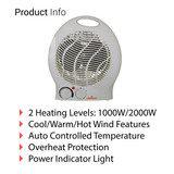 DGM-QHS01 White Electric Heater - View 2
