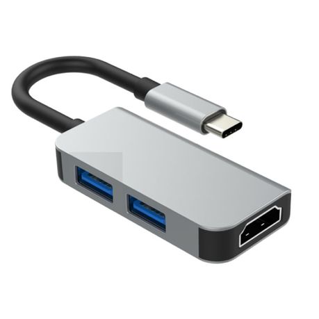 USB C to HDMI Adaptor, 3 in 1 Type C to 4K HDMI Adaptor ( G-53 ) - View 1