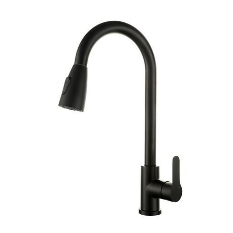 Kitchen Faucet with Pull Down Sprayer Sink Faucet Stainless Steel Faucet - Black - View 1