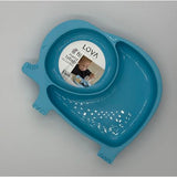 Elephant-Shaped Kids Food Plate with Compartments - View 1