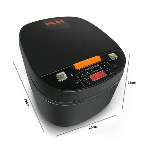 Mini Smart Rice Cooker, Kitchen Rice Cooker, Black 5 L Slow Cooker - View 2