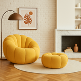 Pumpkin Chair with Ottoman - Stylish & Comfortable - View 8