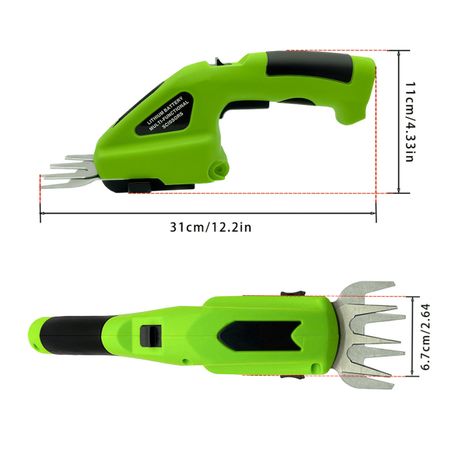 Cordless Hedge Trimmer and Grass Shear Combo Kit Rechargeable Garden Tool - View 2