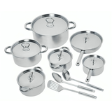 Silver Stainless Steel 15 Piece Cookware - View 1