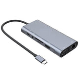 USB Type-C To 11-in-1 USB Hub Adapter Laptop Docking Station - BYL-2003 - View 6