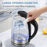 Glass Electric Kettle 2L 1500W Fast Boil Auto Shut-Off Boil-dry Protection - View 6