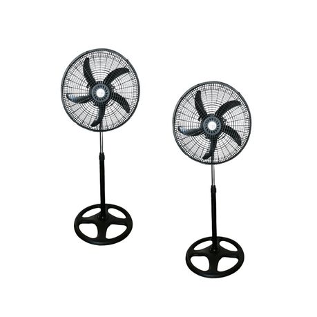 18" Pedestal Fan Adjustable Standing Fan for Home & Office - Set of 2 - View 1