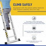 Multi-Purpose Non-Slip Foldable Ladder - View 3