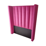 Loral Velvet Wingback Panel Headboard - View 6