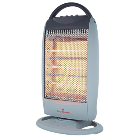 Digimark Electric Oscillating Halogen Heater - 3 Bar -400W to 1200W - View 2