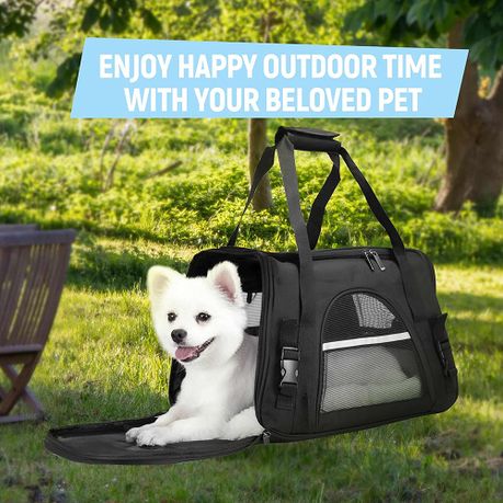 Portable Foldable Soft Sided Pet Travel Carrier Handbag for Small Dogs/Cats - View 2