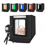 PULUZ 40cm Portable Photo Light Box with LED Lights & 6 Colour Backdrops - View 5