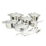 Stainless Steel Cookware Set DOLPH -15 Piece - View 1