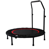 Adjustable Fitness Trampoline with Handlebar - View 1