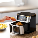 Air fryer 12L 2800W, large household air fryer, smart touch operation - View 2