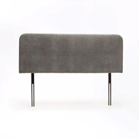 Lucy Boucle Fabric Headboard- Grey - View 1