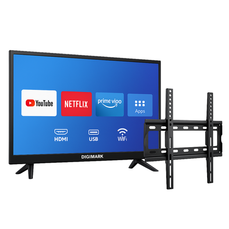 Digimark 32" Smart TV - Full HD LED Display with Wall Mount - View 1