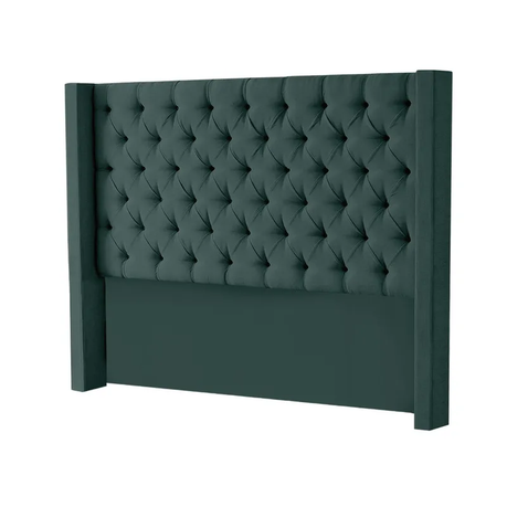 Hena Tufted Wingback Velvet Headboard - View 8