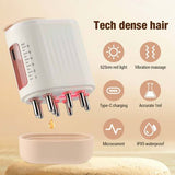 EMS Microcurrent Red Light Vibration Electric Massage Comb Brush - View 6