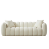 Reve 3-Seater Cream Sofa Couch - View 1