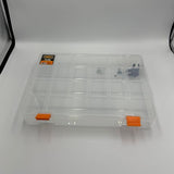 Durable Clear Plastic Organizer Box with Adjustable Compartments - View 5