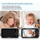 Smartree 5.0 Inch Baby Monitor with Camera Video Nanny - View 6