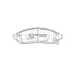 Rondex Front Brake Pads For: Nissan Navara 2.5 dCi (D40) 140Kw - View 4