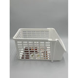 White Stackable Storage Basket - Versatile Organizer Bin - View 3