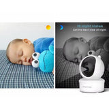 EchoBaby Guardian 5" Smart Baby Monitor with Night Vision Two-Way Audio - View 2