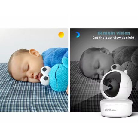 EchoBaby Guardian 5" Smart Baby Monitor with Night Vision Two-Way Audio - View 2
