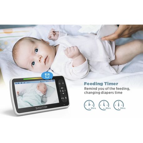 Smartree 5.0 Inch Baby Monitor with Camera Video Nanny - View 2