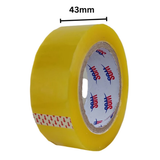 Packing Tape Clear-Yellow 45mm Wide 6-Pack - View 2
