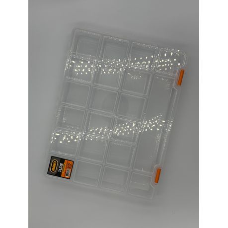 Durable Clear Plastic Organizer Box with Adjustable Compartments - View 2