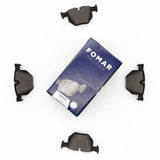 Fomar Front Brake Pads Compatible with MOVE 0.8, 31Kw 1997 - 1999 - View 3