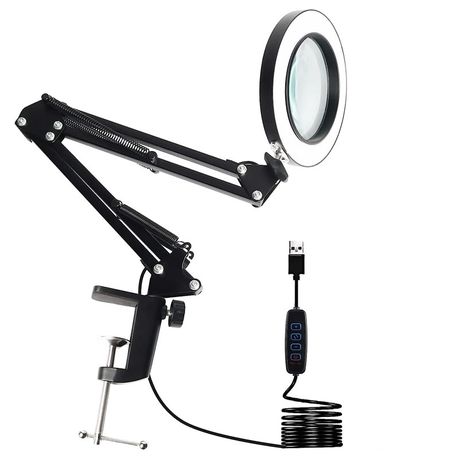 72 LED Light 10x Magnifying 5V 2A Glass Desk Light - View 1