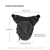 Motorcycle Leg Bag - Extendable - Hard Shell - View 8
