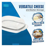 Hobby Life Transparent Butter Dish | 500g Capacity | High-Quality Plastic - View 3