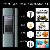 Cordless Car Tire Inflator Bike Electric Tire Inflator 2 Way Power supply - View 5