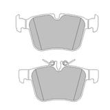 Fomar Rear Brake Pads Compatible with Jaguar F-Pace2.0 (X761), 184Kw, 2017-2021 - View 5