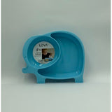 Elephant-Shaped Kids Food Plate with Compartments - View 3