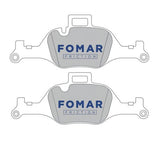 Fomar Front Brake Pads For: 5 G30; F90 530i 2017 - 2026 - View 5